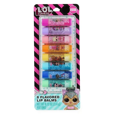 l.o.l. surprise!™ flavored lip balm 8-pack