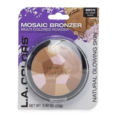 l.a. colors® mosaic bronzer powder - sun-kissed bronze