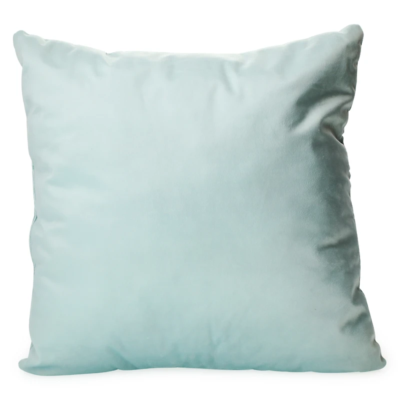 luxe collection khaki cotton gauze throw pillow 16in