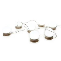 hollywood vanity LED globe string lights 7ft, usb-powered