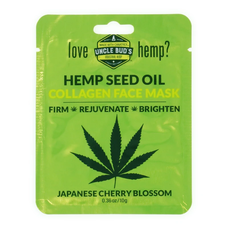 uncle bud's® hemp seed oil collagen face mask