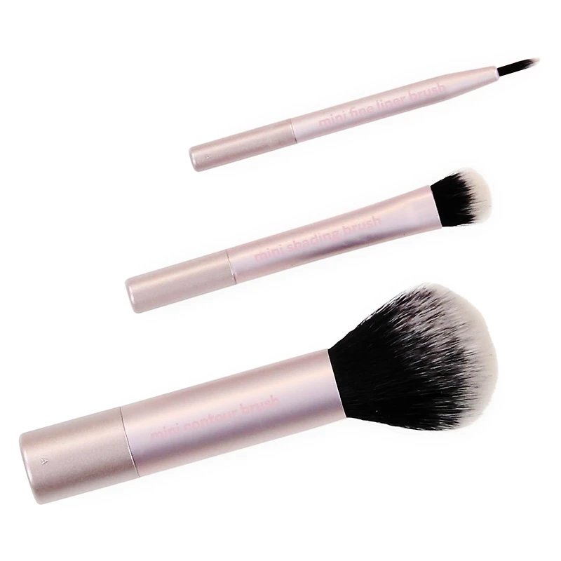 real techniques® natural glow makeup brush mini kit