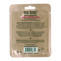 uncle bud's® hemp seed oil rose gold face mask