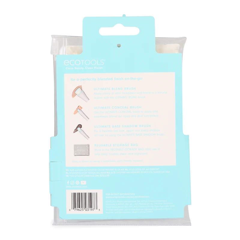 ecotools® all eyes on me brush set 4-piece set