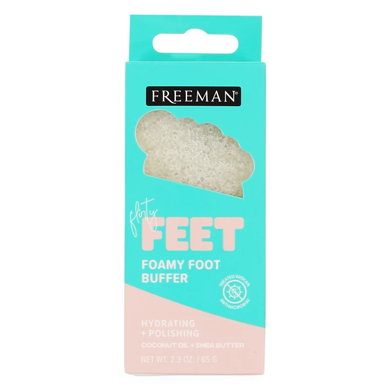 freeman® flirty feet foamy foot buffer
