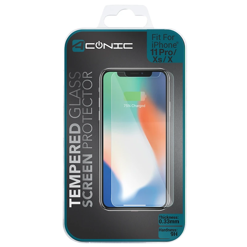 iPhone 11 Pro / Xs / X tempered glass screen protector