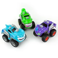monzoo monster machines friction-powered toy trucks