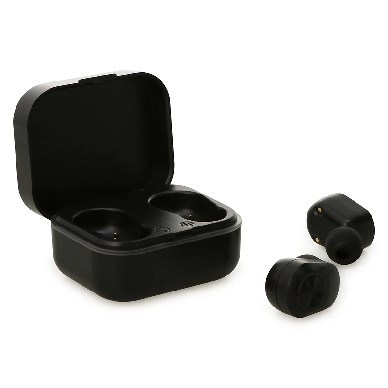 beam bluetooth® earbuds with mic & LED light up charging case