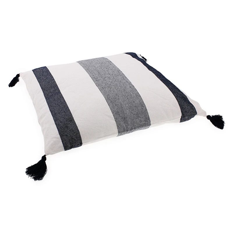 extra-large woven throw pillow 24in x