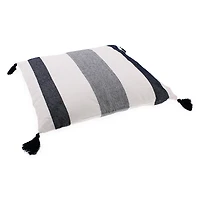 extra-large woven throw pillow 24in x