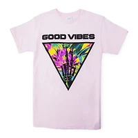 skeleton 'good vibes' graphic tee