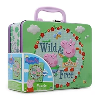 peppa pig™ 48-piece puzzle & tin storage box
