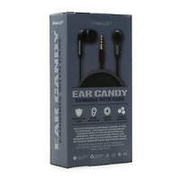 prime audio® noise isolating wired earbuds - black