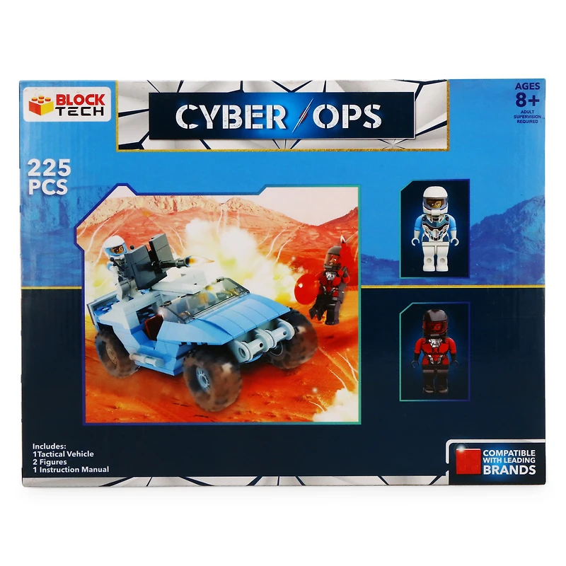 block tech® construction set with 2 minifigures