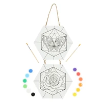 paintable hanging canvas art set