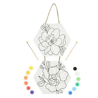 paintable hanging canvas art set