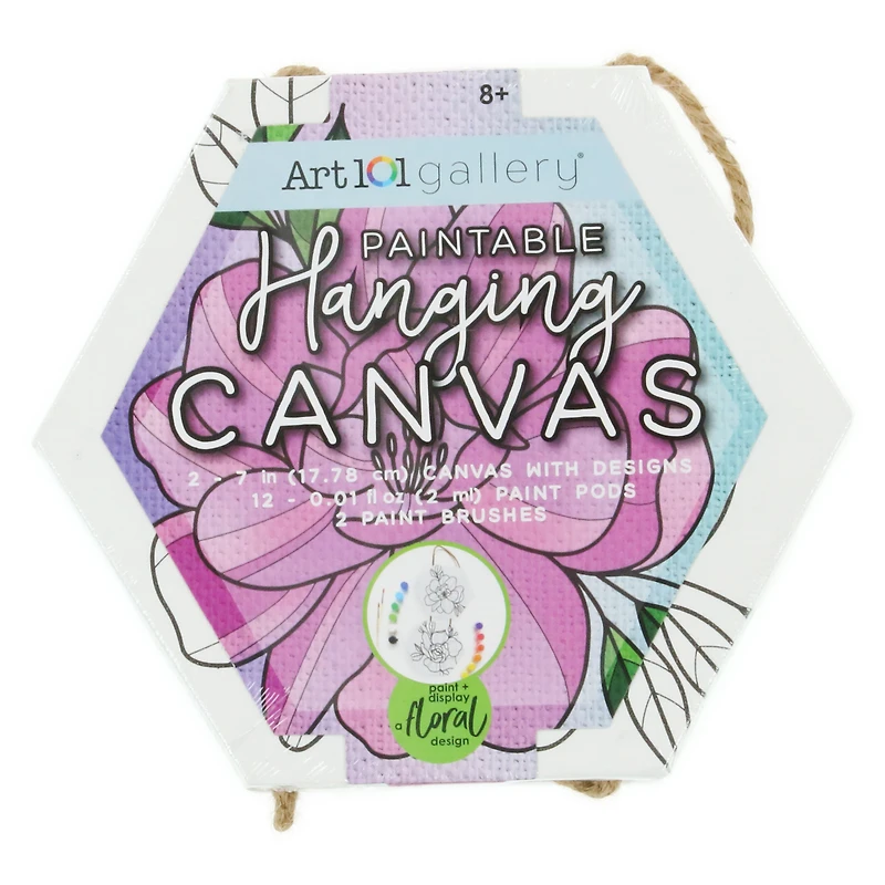 paintable hanging canvas art set