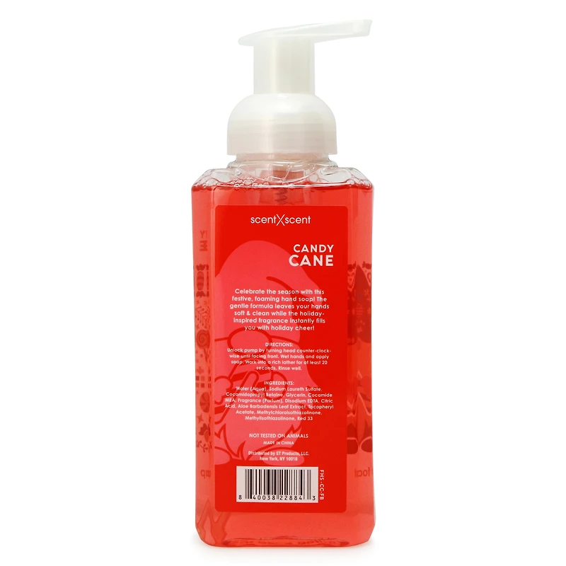 candy cane foaming hand soap 13.5oz