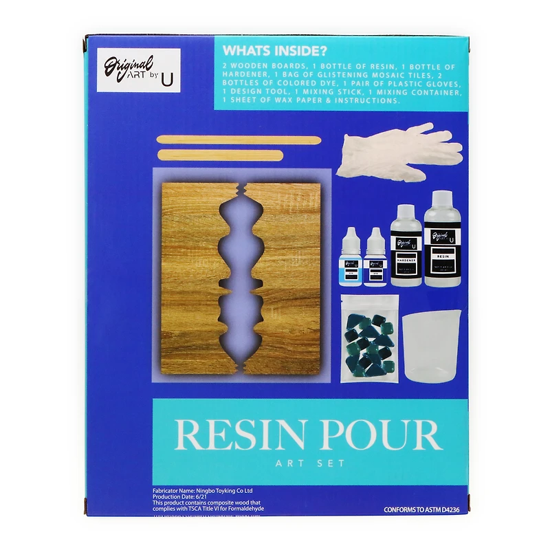 DIY resin pour art set