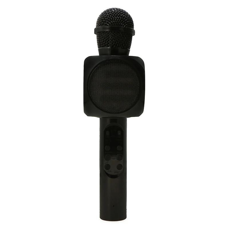 sing+ wireless bluetooth® karaoke microphone with speaker & LED lights