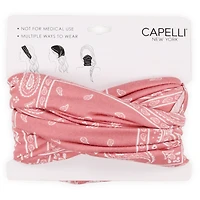 pink bandana multi-use neck gaiter