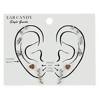 rose & butterfly ear candy earrings pack