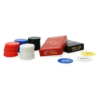 complete poker game set with chips & cards