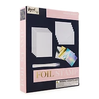 foil stamp pen set with 4 heat stamp foils