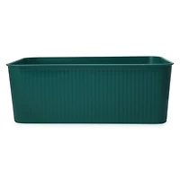 Large Emerald Green Storage Bin 14in x 10in