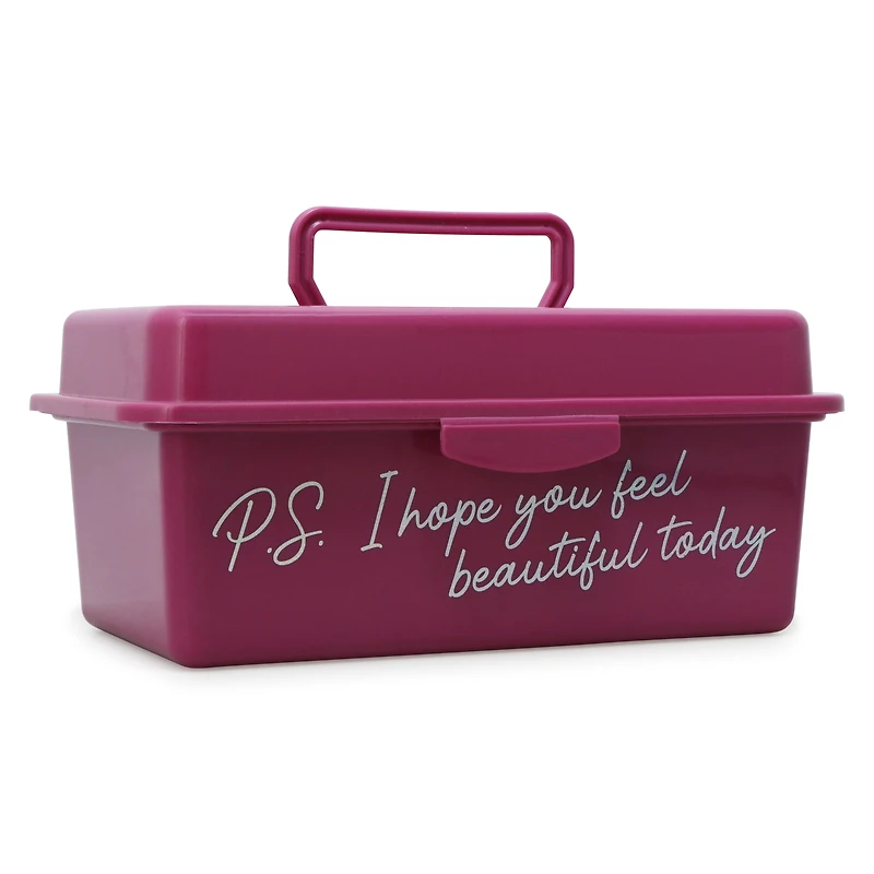storage box with organizer tray 9.6in - beautiful today