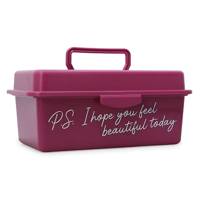 storage box with organizer tray 9.6in - beautiful today