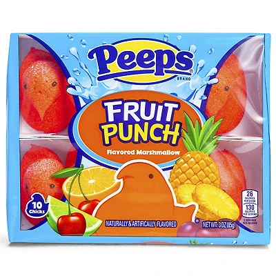 peeps® marshmallow fruit punch flavor