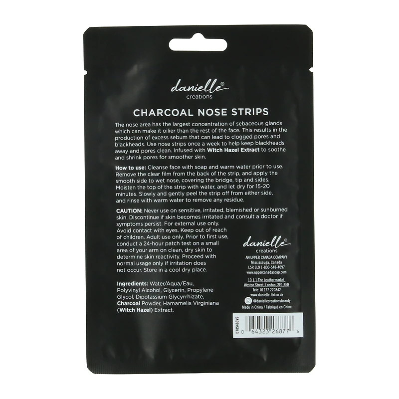 danielle creations® nose strips with charcoal 5-count