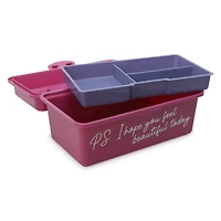 storage box with organizer tray 9.6in - beautiful today