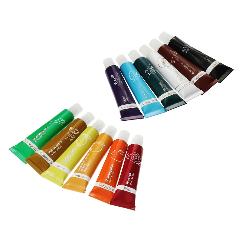 12-count scented acrylic paints, 12ml each