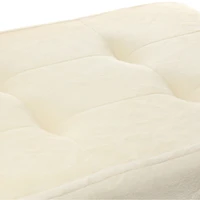 tufted x-frame stool 15.5in