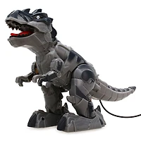 remote control cyber t-rex toy dinosaur - gray