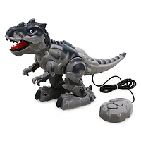 remote control cyber t-rex toy dinosaur - gray