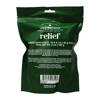 10-count scented bath fizzies with eucalyptus oil