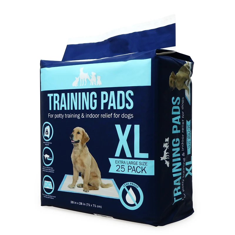 XL puppy training pads 25-count