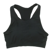 white high-neck sports bra