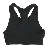 white high-neck sports bra
