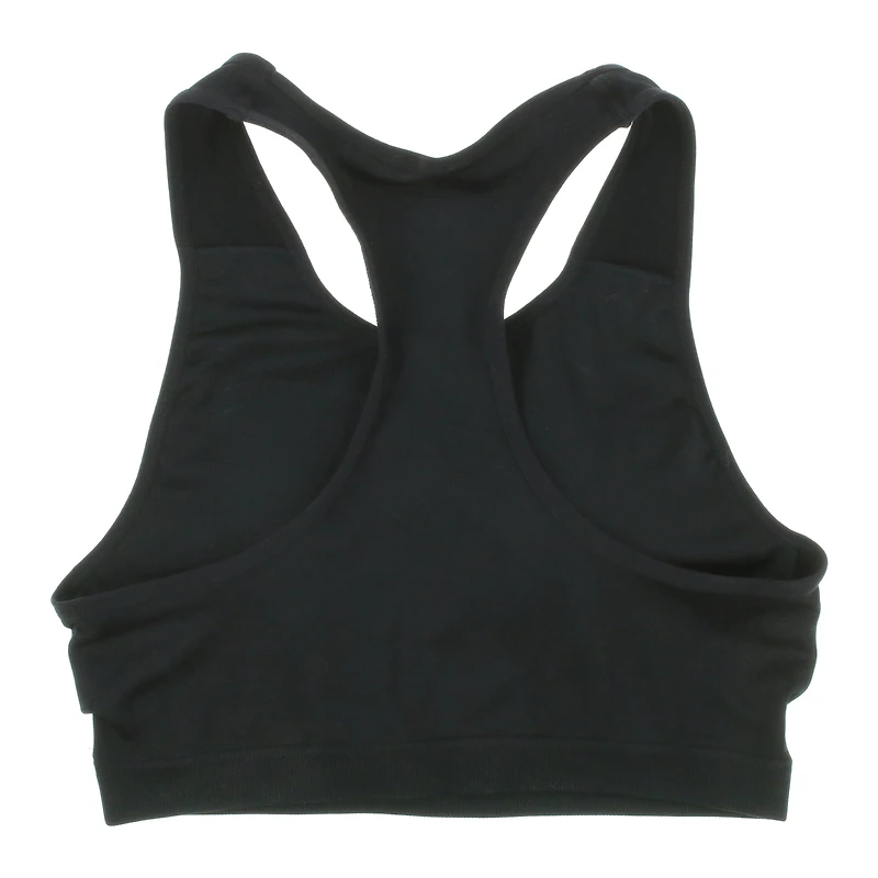 white high-neck sports bra