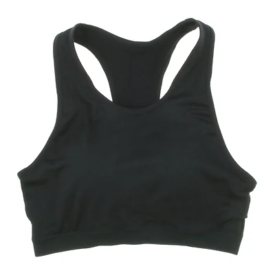 white high-neck sports bra