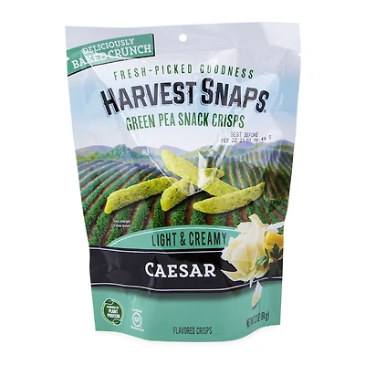 harvest snaps® caesar green pea snack crisps 3oz