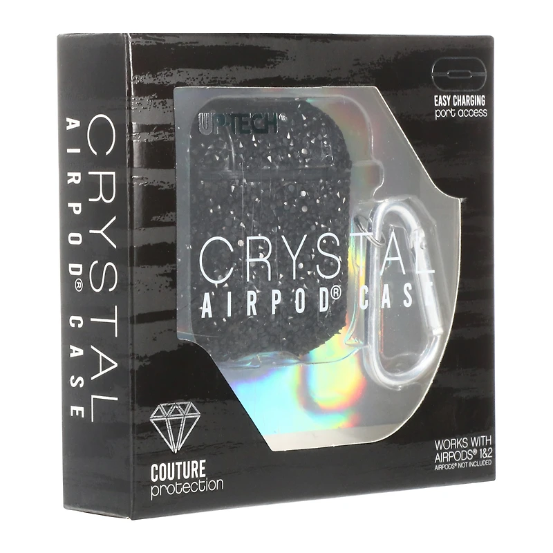 black crystal case for AirPods® gen 1/2