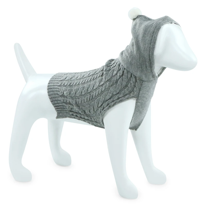 sherpa hoodie dog sweater