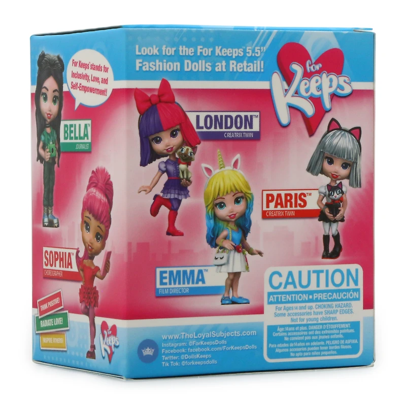 the loyal subjects™ for keeps™ fashion doll 5.5in