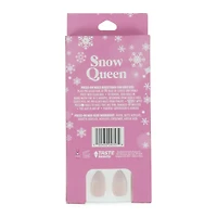 snow queen press-on nails 18-piece set