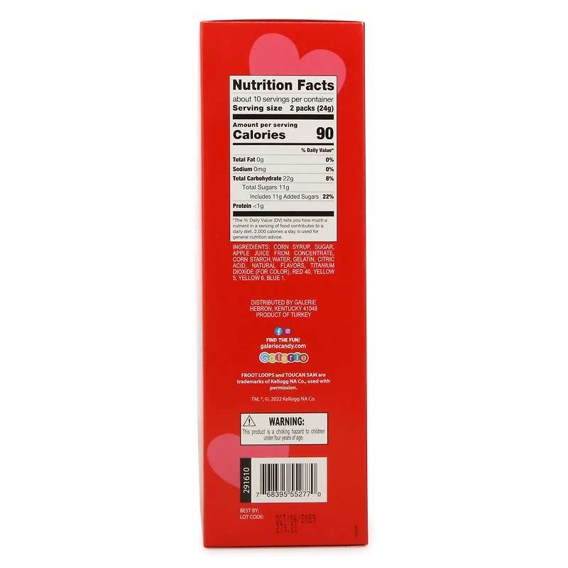 froot loops® gummies valentine friendship exchange 21-count